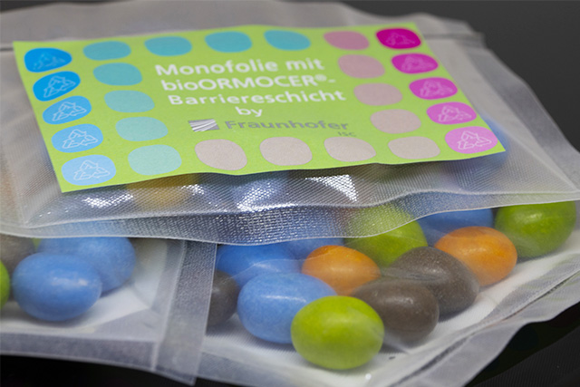 Verpackungen aus Monomaterial mit bioORMOCER®-Beschichtung